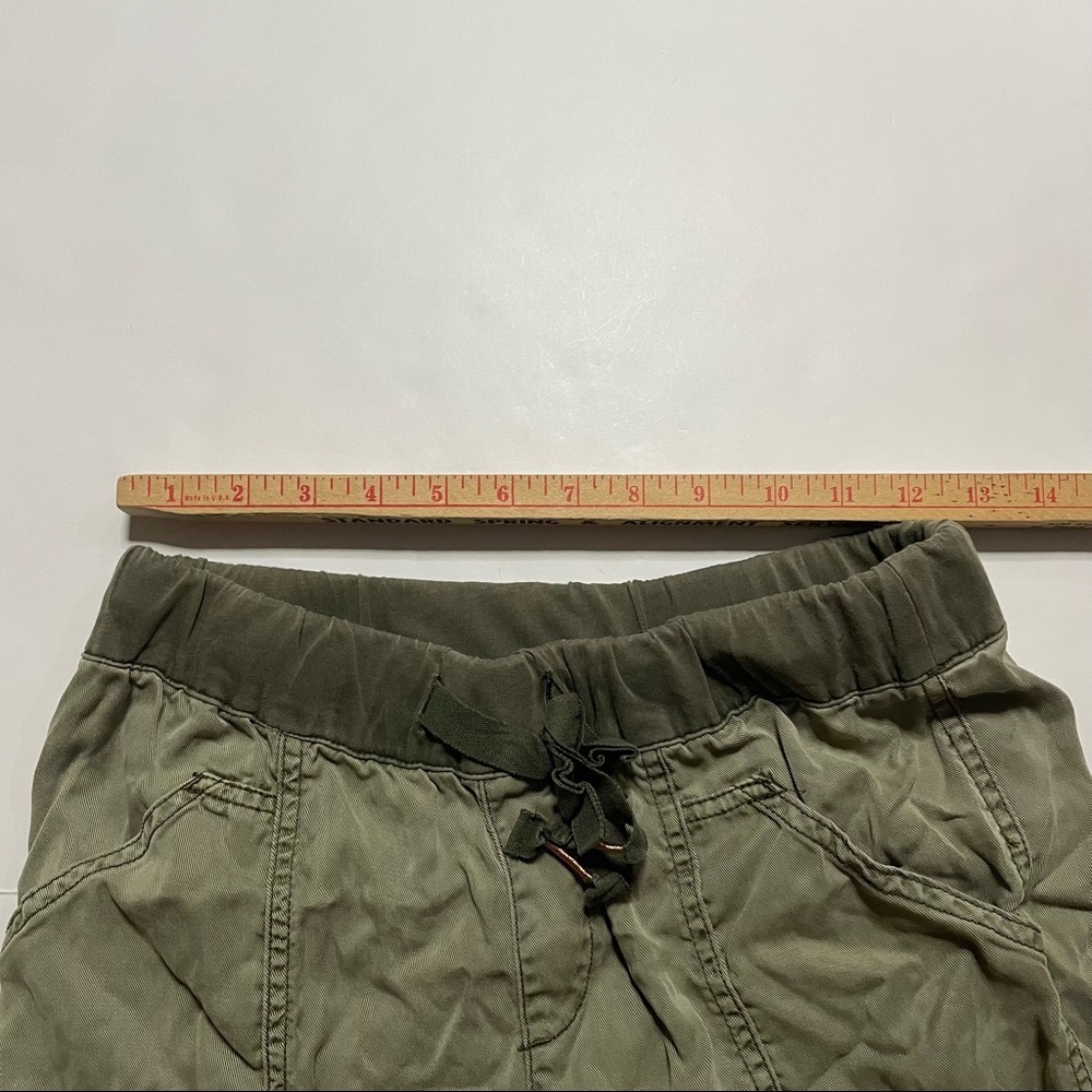 Hei Hei Anthropologie Army Olive Green Casual Cargo Jogger Pants Size XS - Picture 6 of 9
